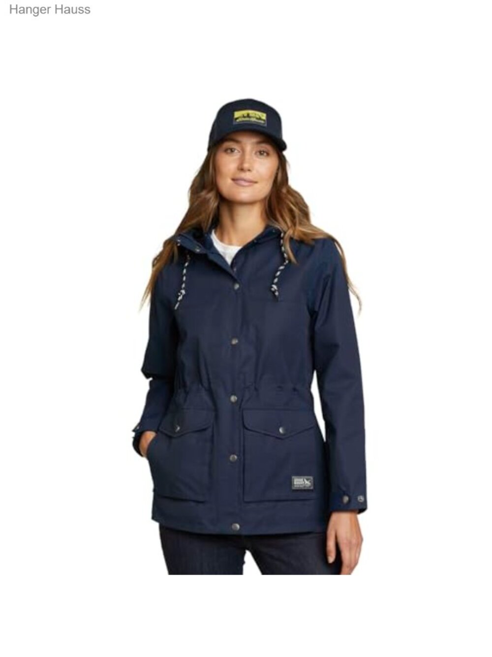 Eddie Bauer Women's Waterproof Hooded Rain Jacket